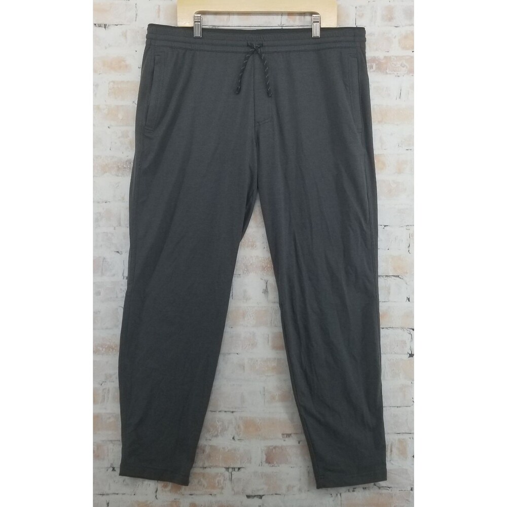 KÜHL Revivr Pant Technical Workout Jogger Black Men's XL Knit Ultra-Soft UPF 50+